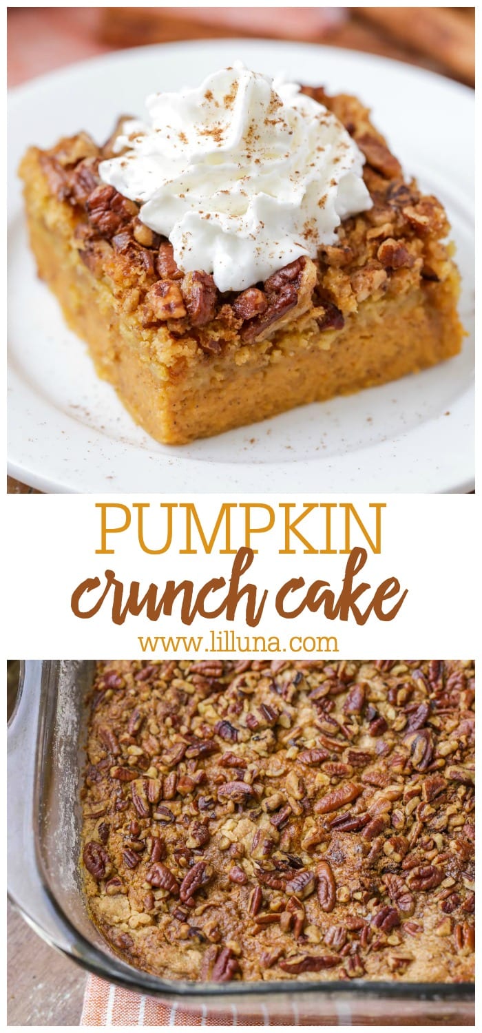 Easy Pumpkin Crunch Cake {+VIDEO} | Lil' Luna