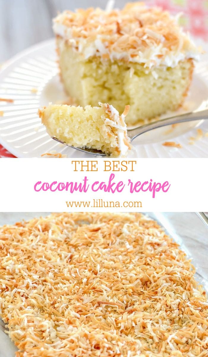 Coconut Cake {From scratch!} | Lil' Luna