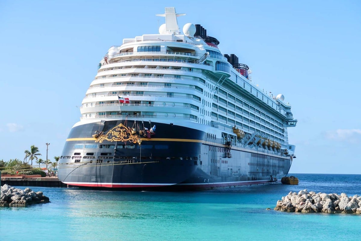 Disney Dream ported at Castaway Cay