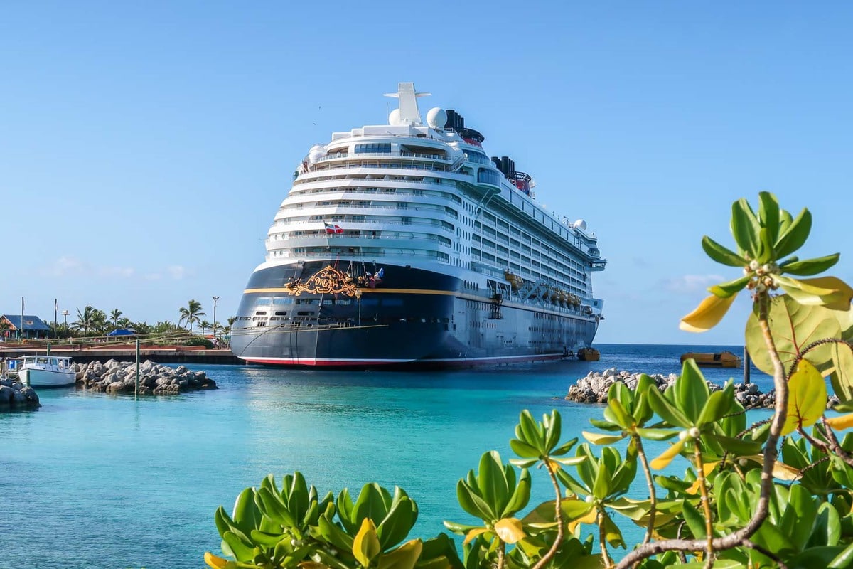 Disney Dream ported at Castaway Cay