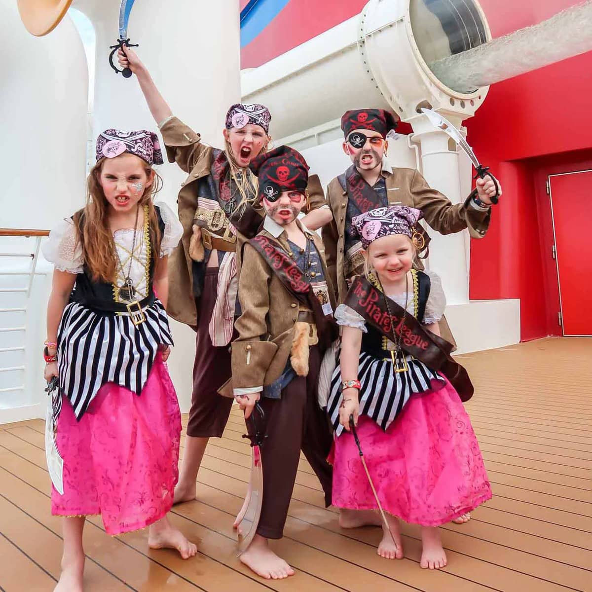 DIY Pirate Costume for Halloween or Pirate Night on a Disney Cruise