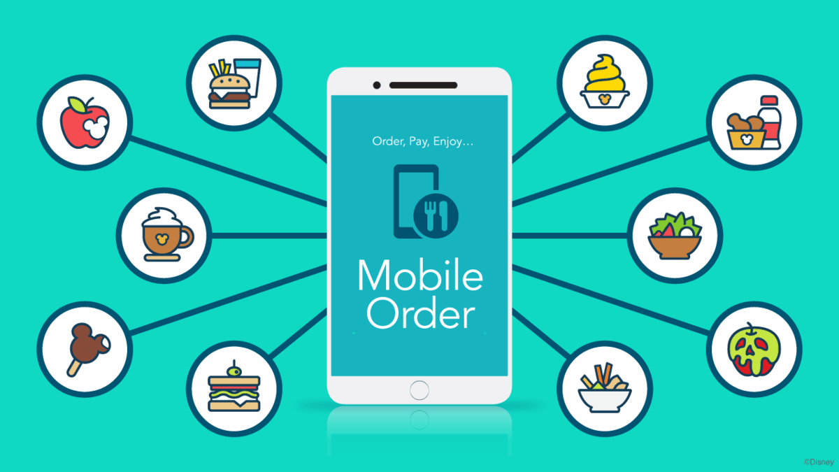Mobile Order app at Disneyland