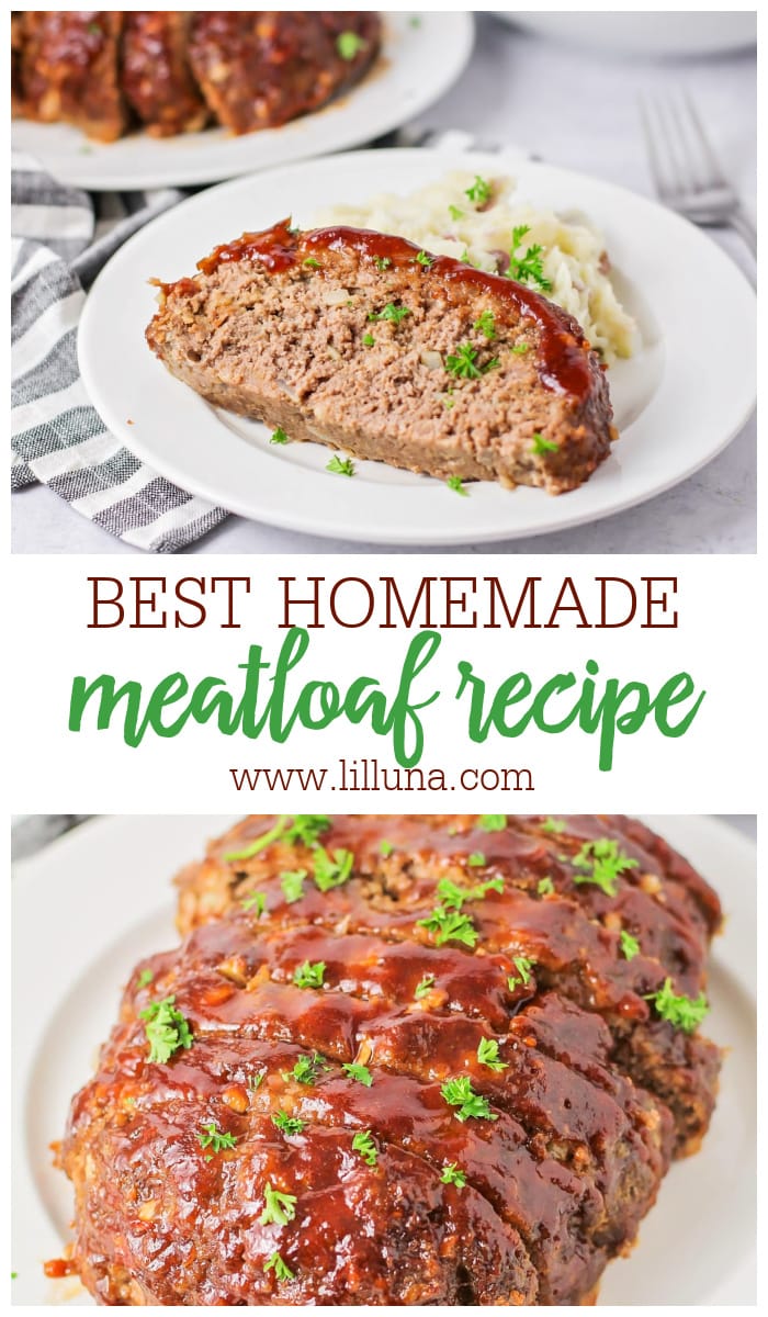 EASY Homemade Meatloaf {Just Like Mom Made!} Lil' Luna