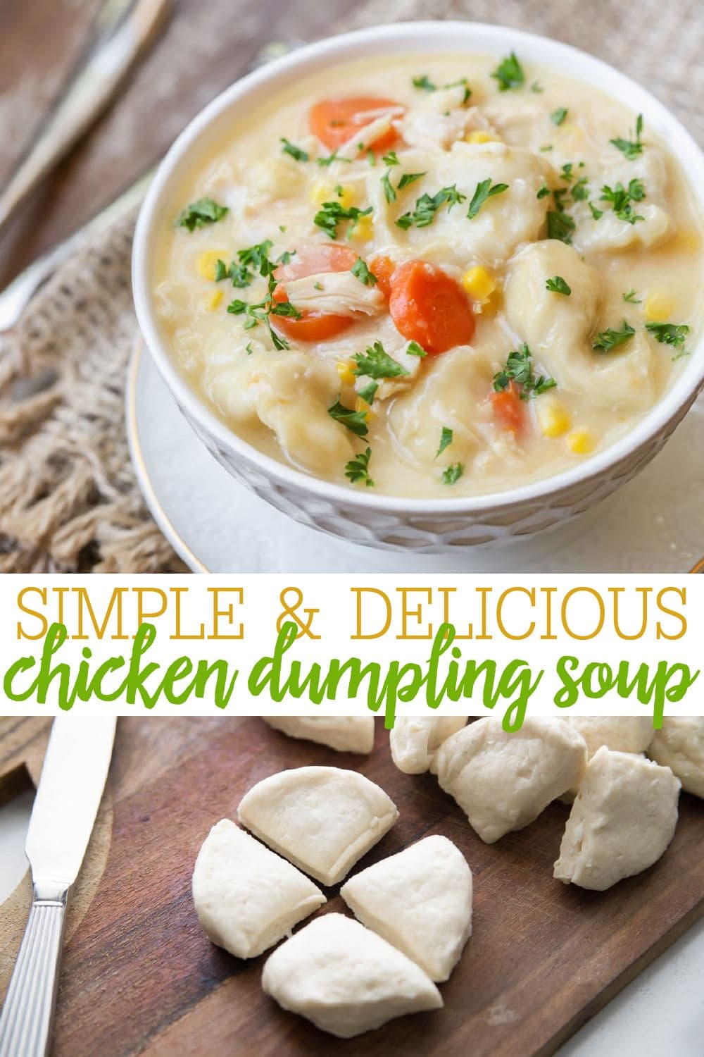 EASY Homemade Chicken Dumpling Soup (+VIDEO) Lil' Luna