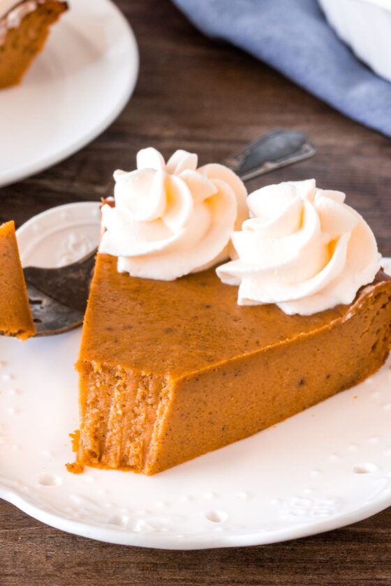 Crustless Pumkin Pie Recipe {Gluten Free!} | Lil' Luna