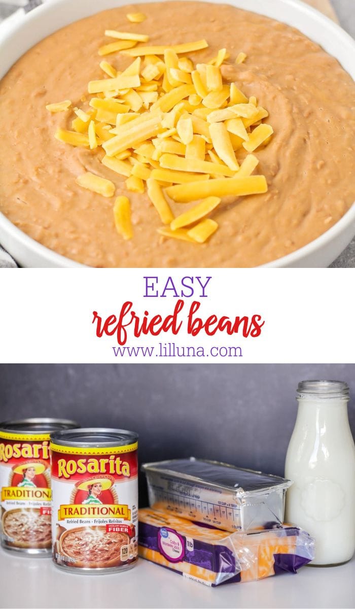 Canned Refried Beans Recipe {+VIDEO} Lil' Luna
