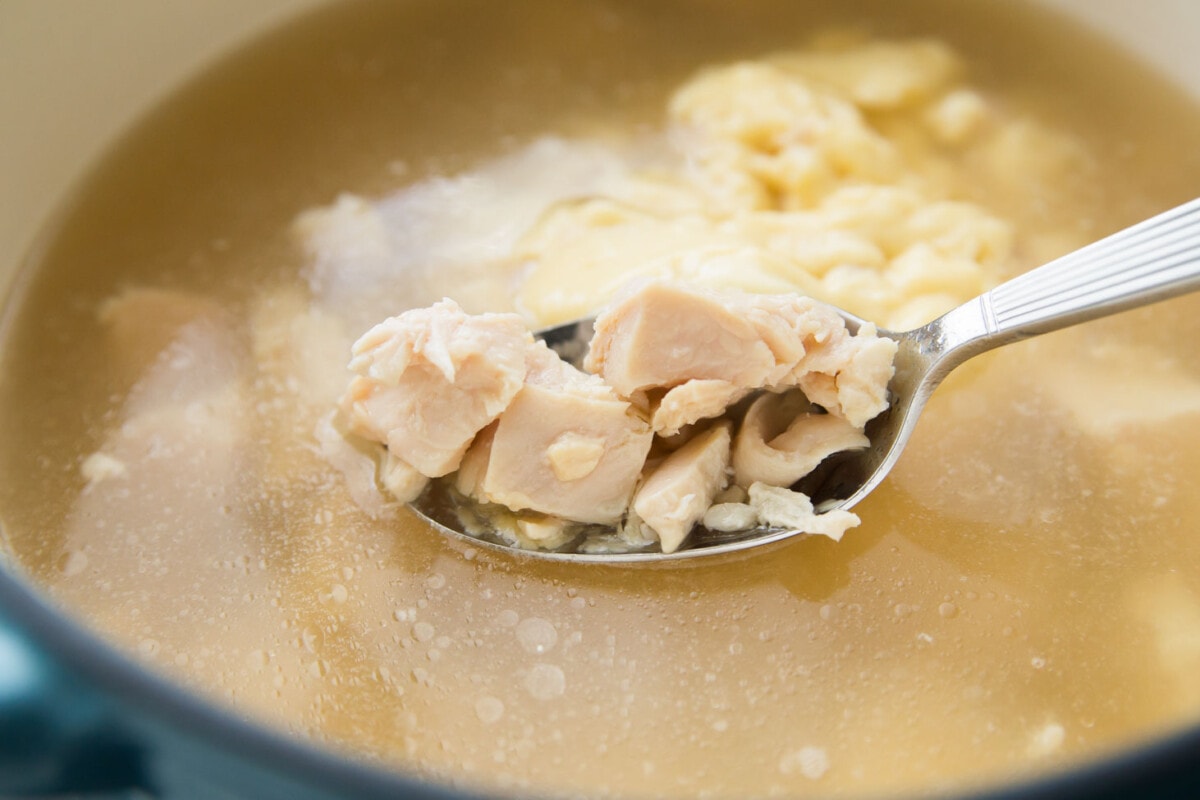 Easy Chicken and Dumplings Soup - Seasoned by Silvie