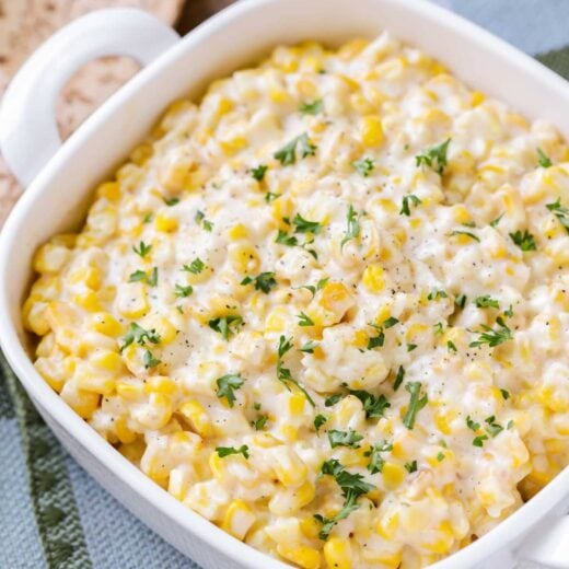 Creamed Corn {Made with Fresh or Frozen Corn} | Lil' Luna