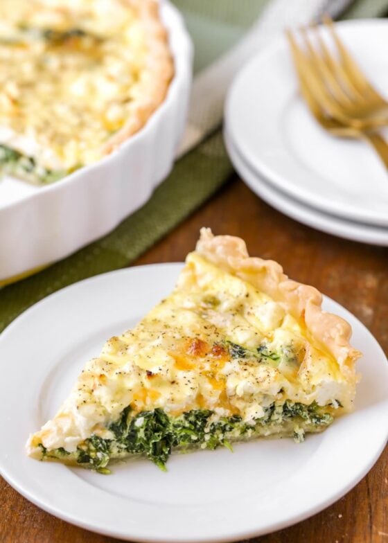 Spinach Quiche Recipe | Lil' Luna