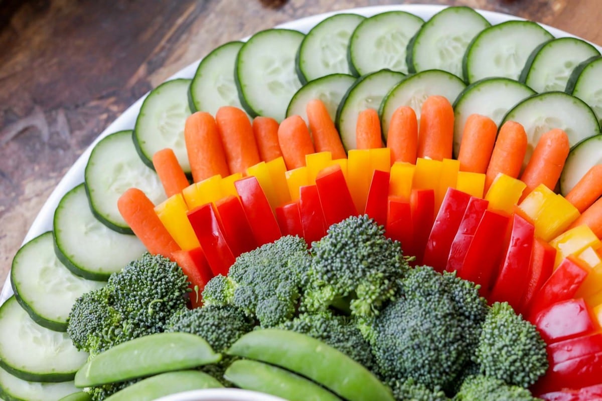 thanksgiving vegetable tray