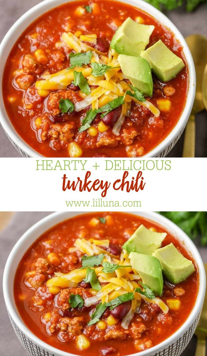 Easy Turkey Chili Recipe | Lil' Luna