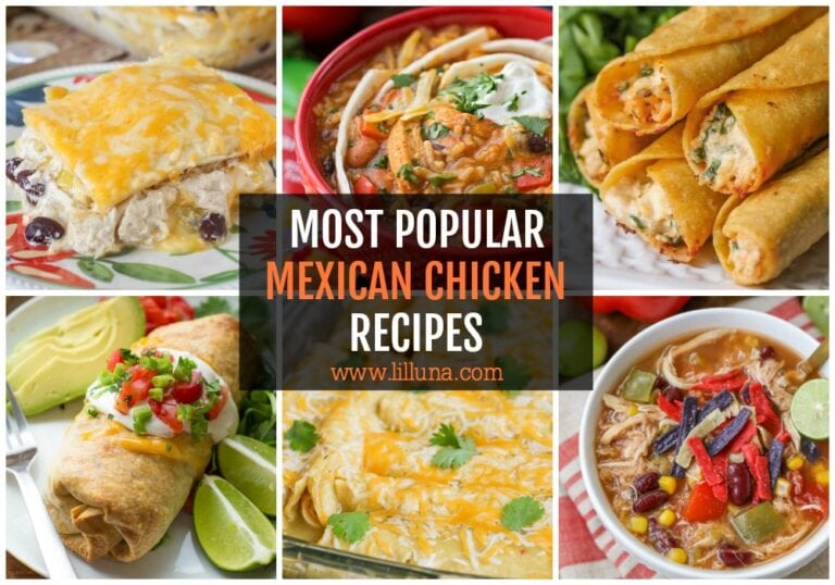 BEST Mexican Chicken Recipes {Dinners, Appetizers, + Soups} | Lil' Luna