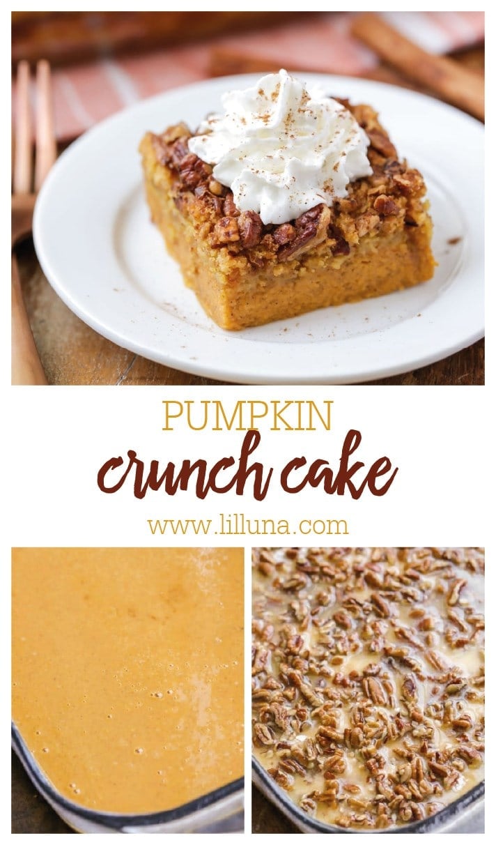 Easy Pumpkin Crunch Cake {+VIDEO} | Lil' Luna