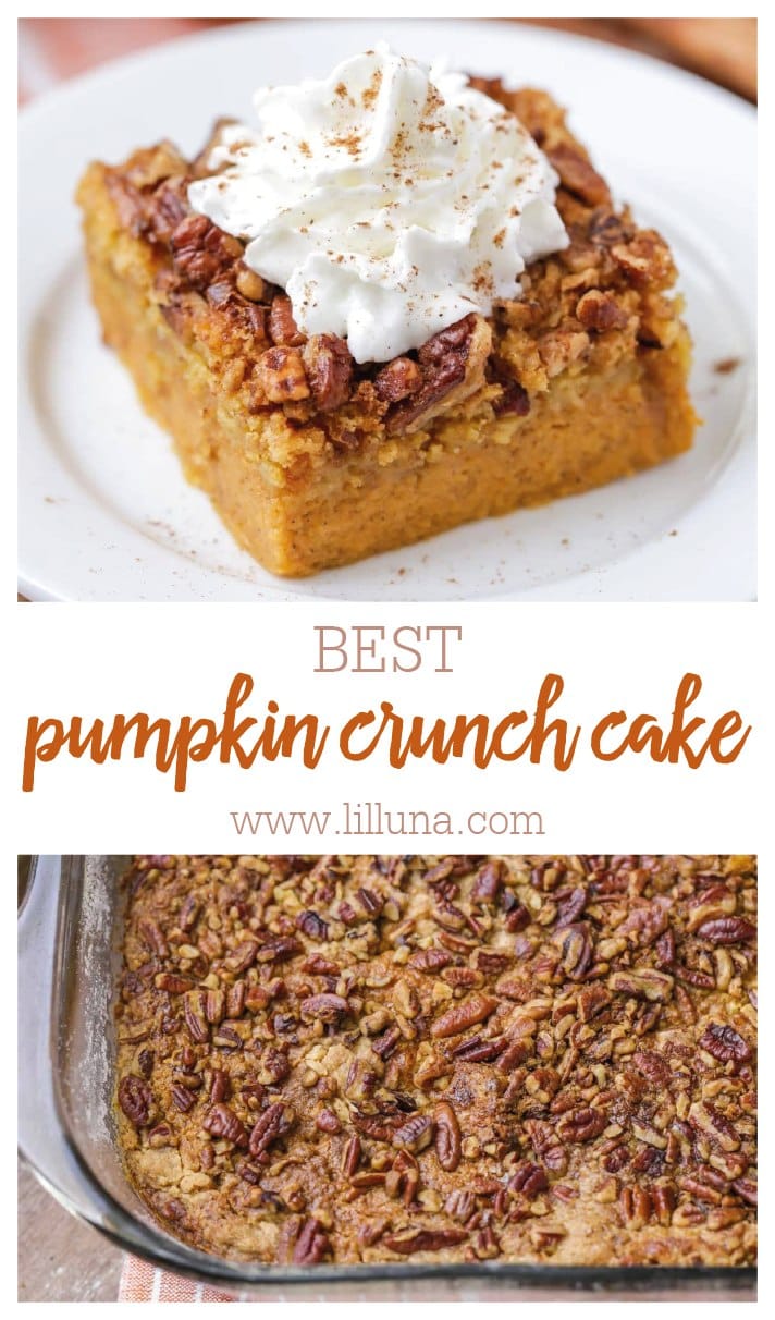 Easy Pumpkin Crunch Cake {+VIDEO} | Lil' Luna