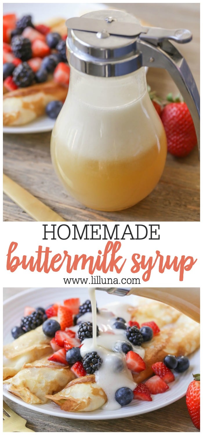 Homemade Buttermilk Syrup Recipe | Lil' Luna