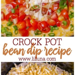Crock Pot Bean Dip {Prepped in 5 Minutes!}