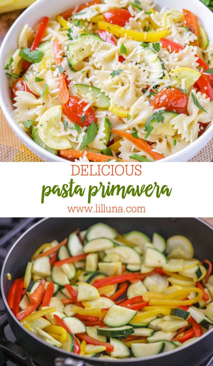 Pasta Primavera {flavorful & Delicious!} 