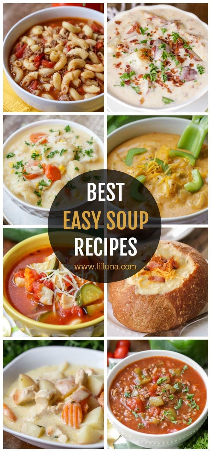 18 Easy Soup Recipes