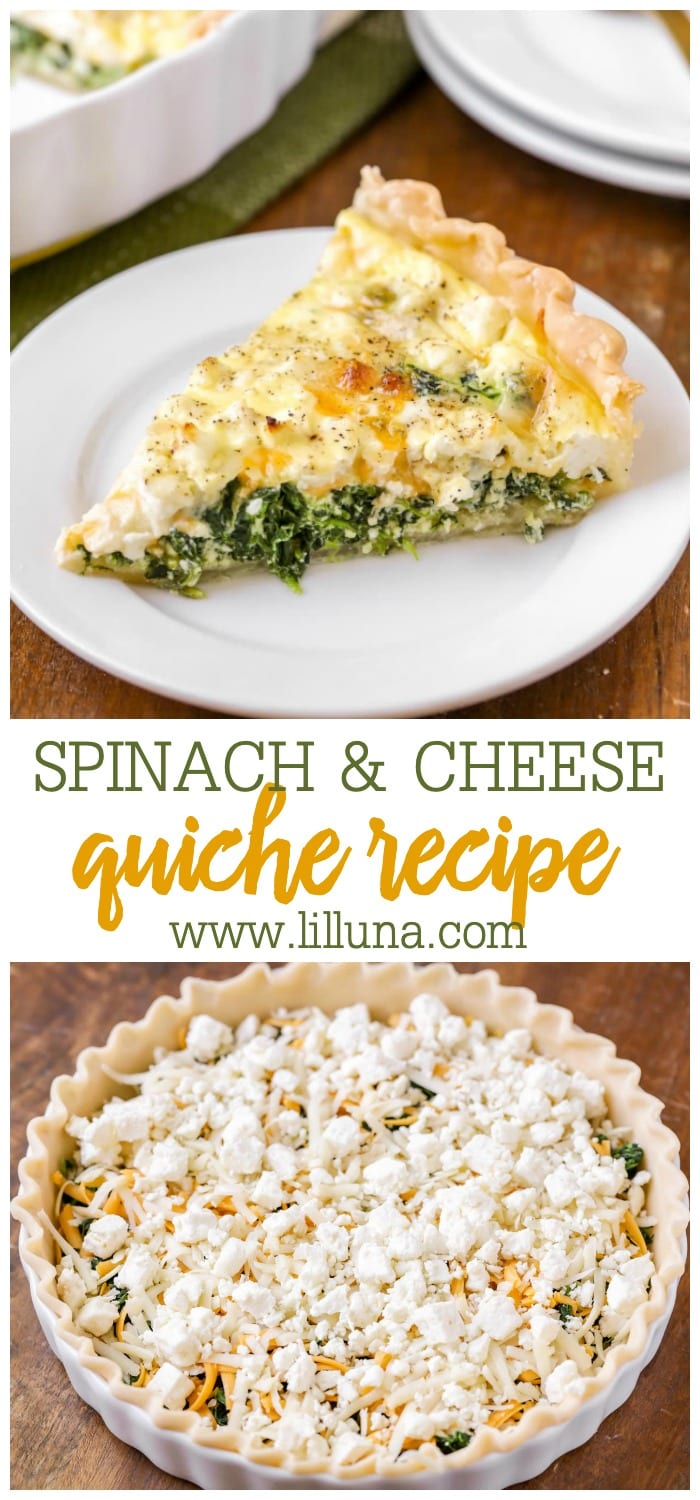 Spinach Quiche Recipe | Lil' Luna
