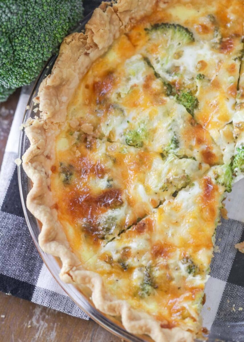 Easy Broccoli Quiche Recipe | Lil' Luna