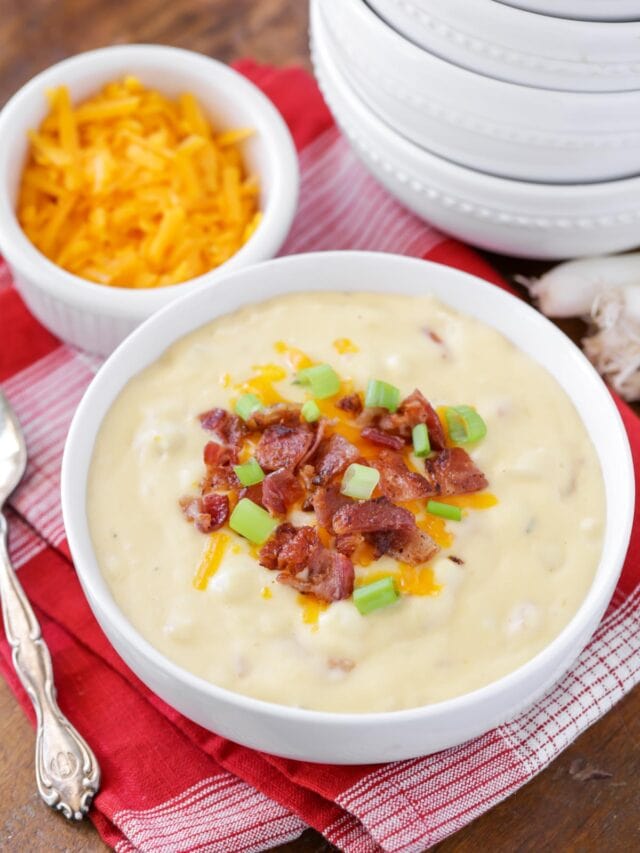 Baked Potato Soup Recipe | Lil' Luna