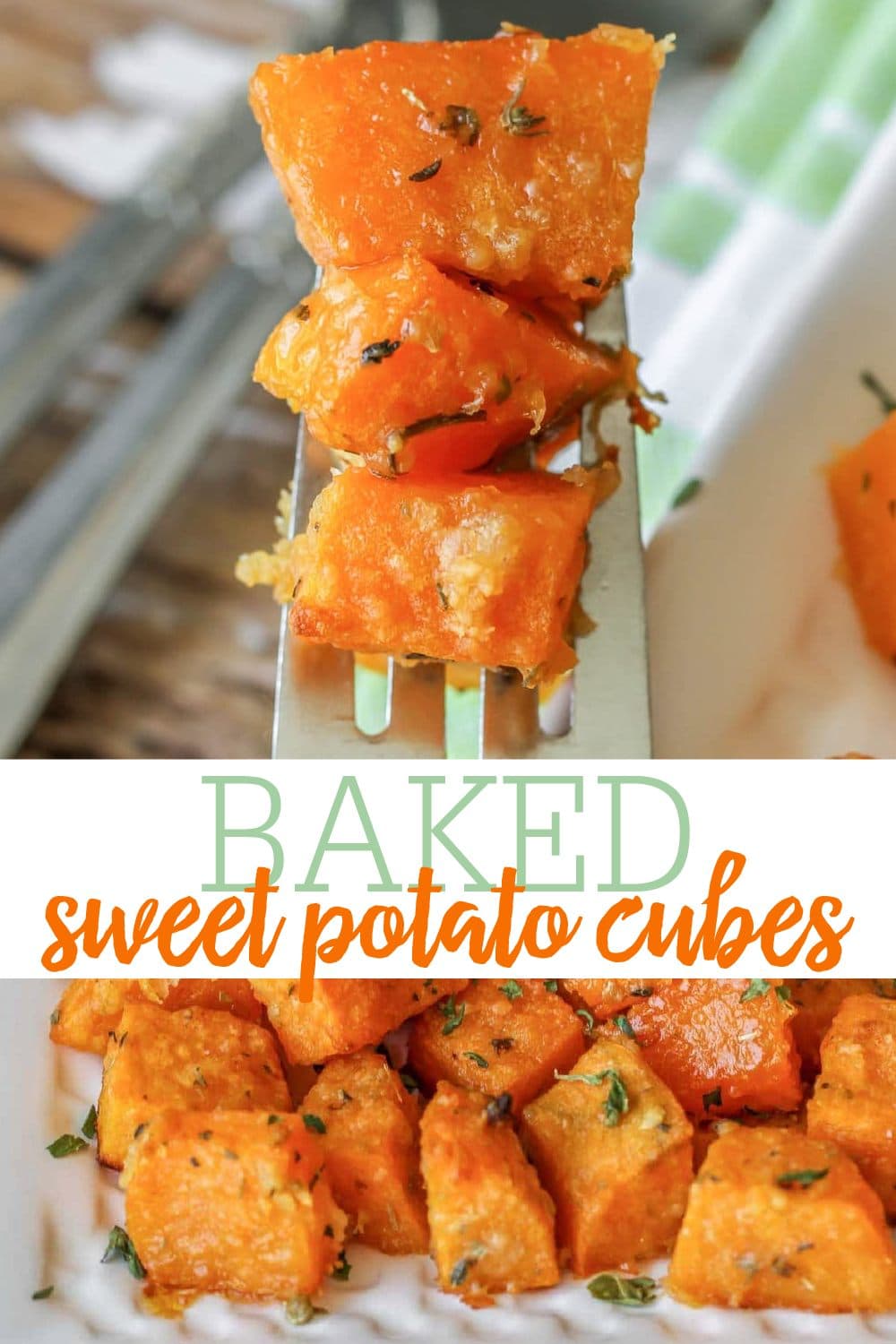 Top 17 how to roast sweet potato cubes 3 Baked Sweet Potato Cubes - Lil' Luna
