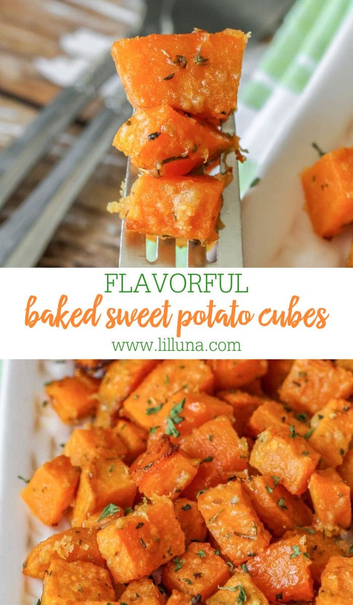 Roasted Sweet Potato Cubes (+VIDEO) Lil' Luna