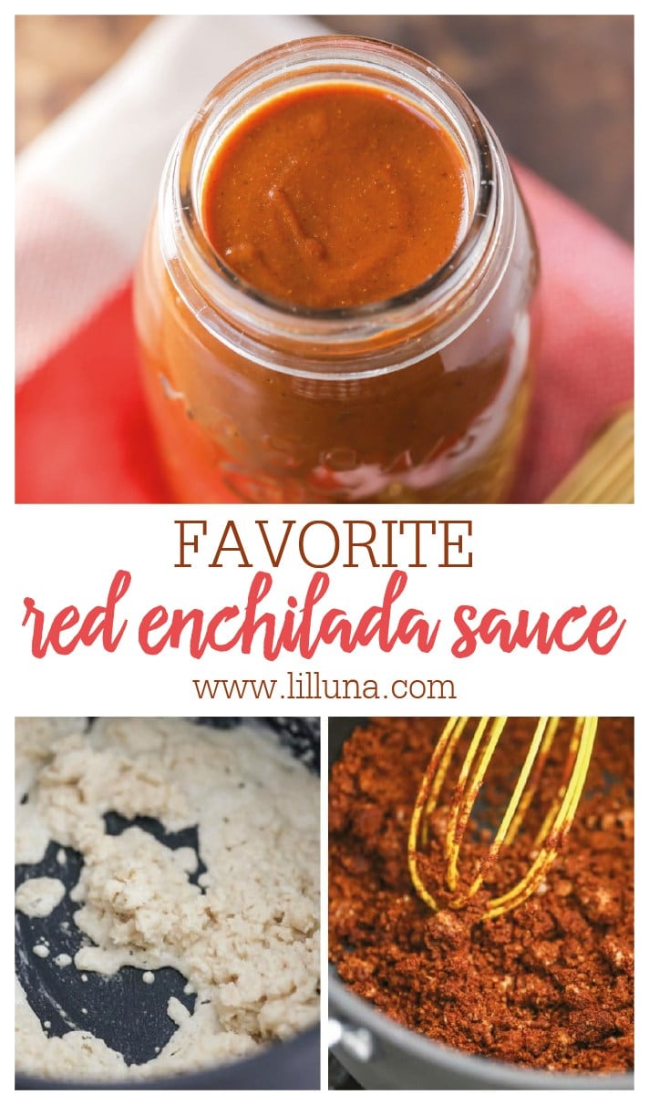 BEST Homemade Red Enchilada Sauce {+VIDEO} Lil' Luna