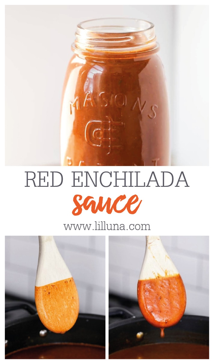 BEST Homemade Red Enchilada Sauce {+VIDEO} | Lil' Luna