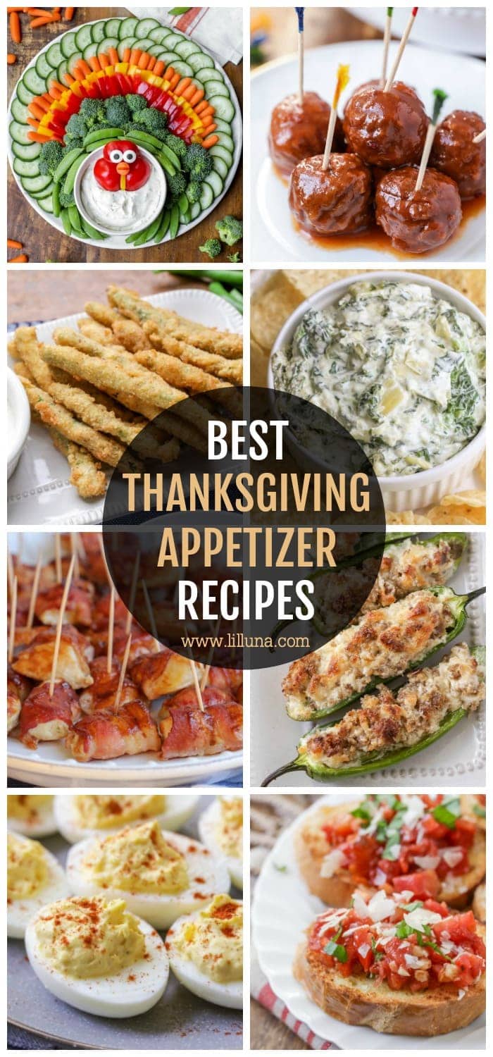 Thanksgiving Appetizers {Dips, Veggies, and Meats!} | Lil' Luna