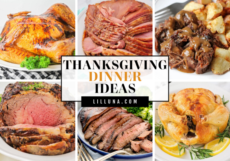 65+ Thanksgiving Dinner Ideas | Lil' Luna