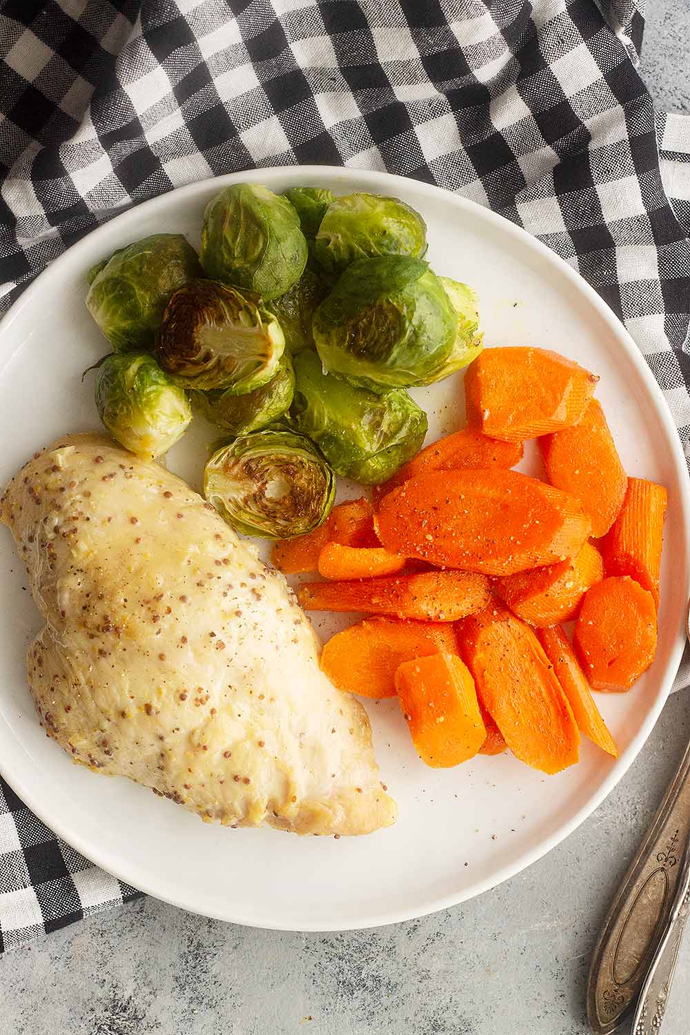 Honey Mustard Chicken Breast with Mixed Vegetables