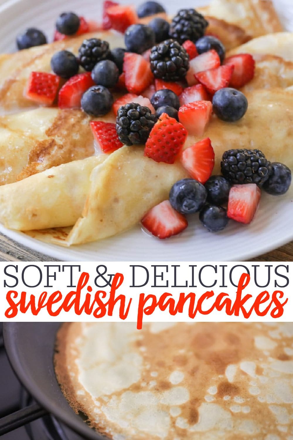 Grandma's Famous Swedish Pancakes Recipe (+VIDEO) | Lil' Luna