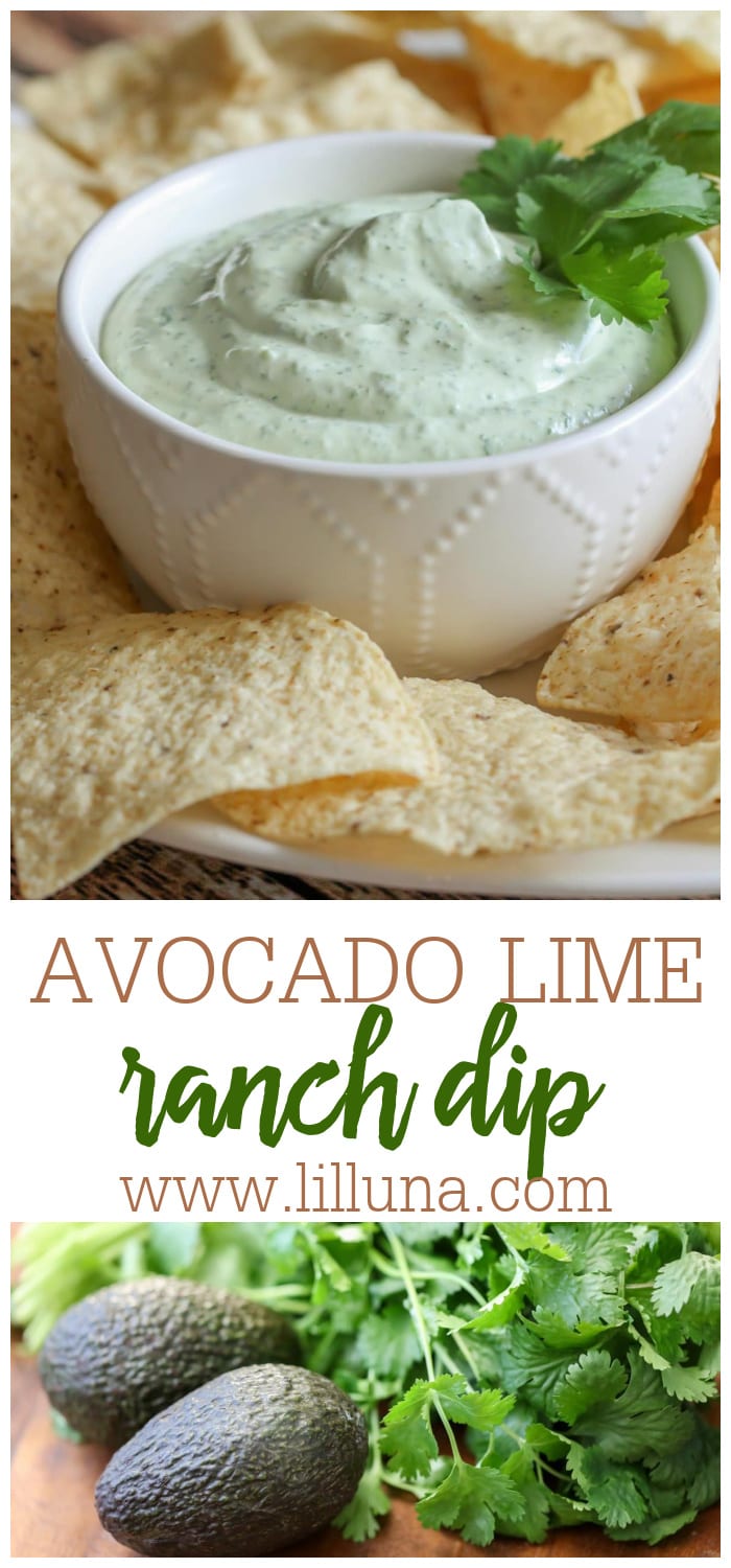 Avocado Lime Ranch Dip - Quick + Easy | Lil' Luna