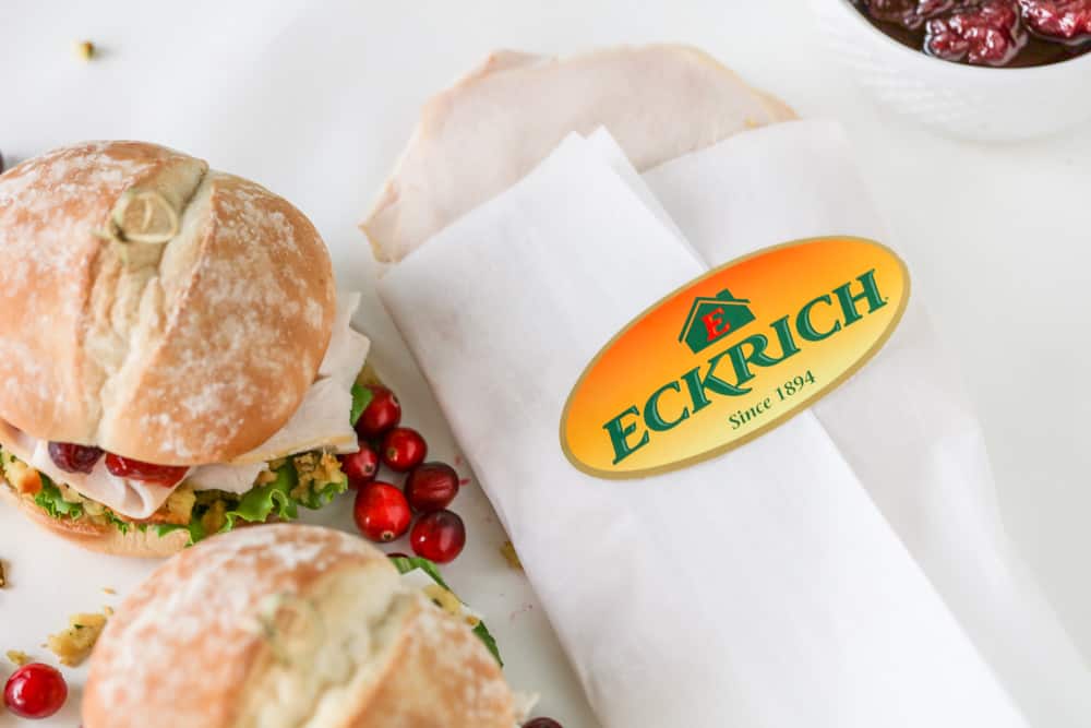 Eckrich Oven Roasted Turkey Breast for easy turkey cranberry sandwich.