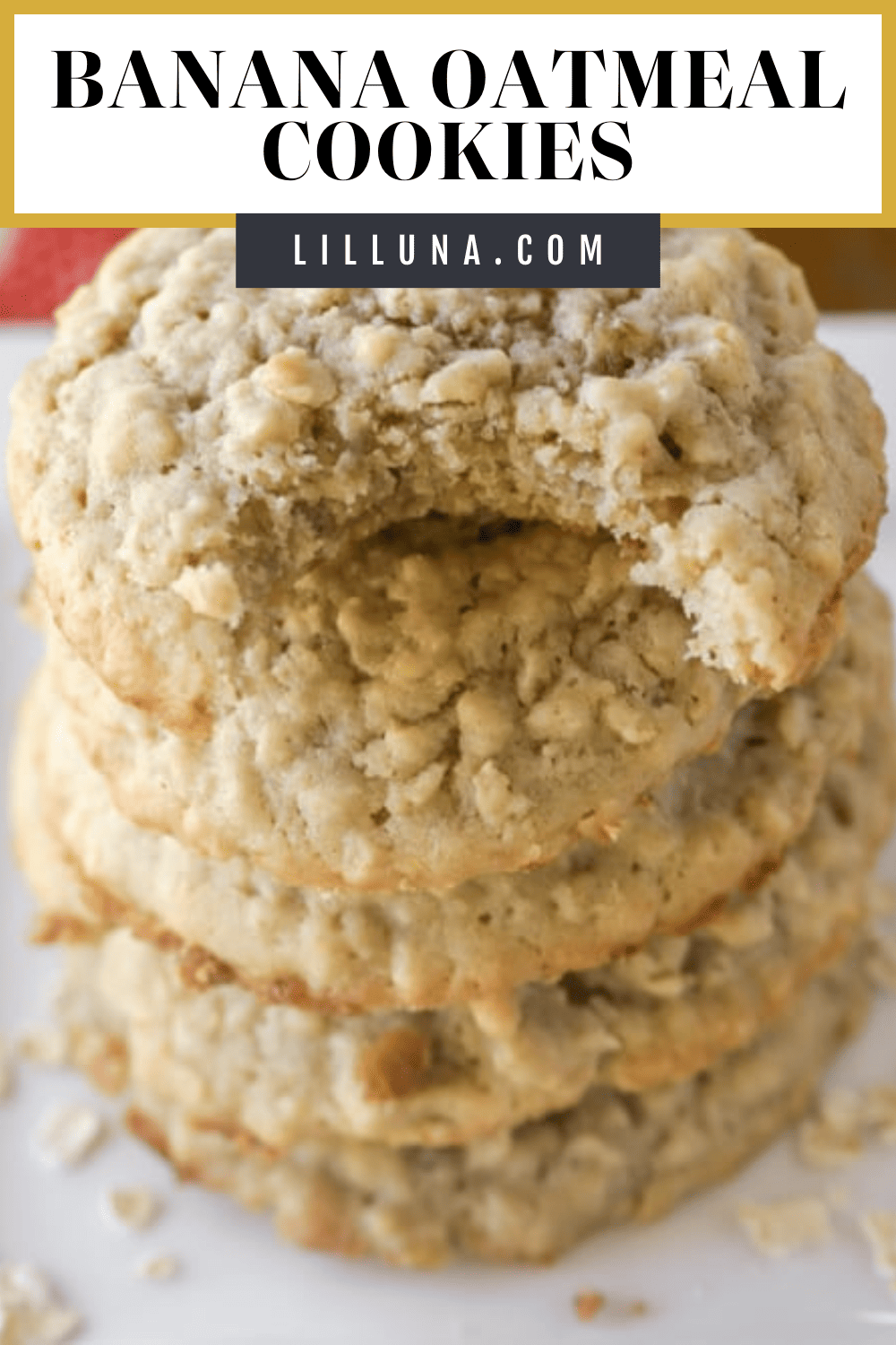 Banana Oatmeal Cookies | Lil' Luna