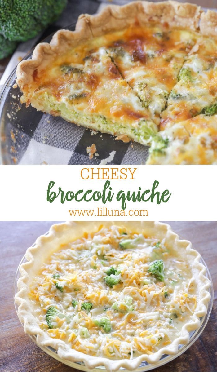 Easy Broccoli Quiche Recipe | Lil' Luna