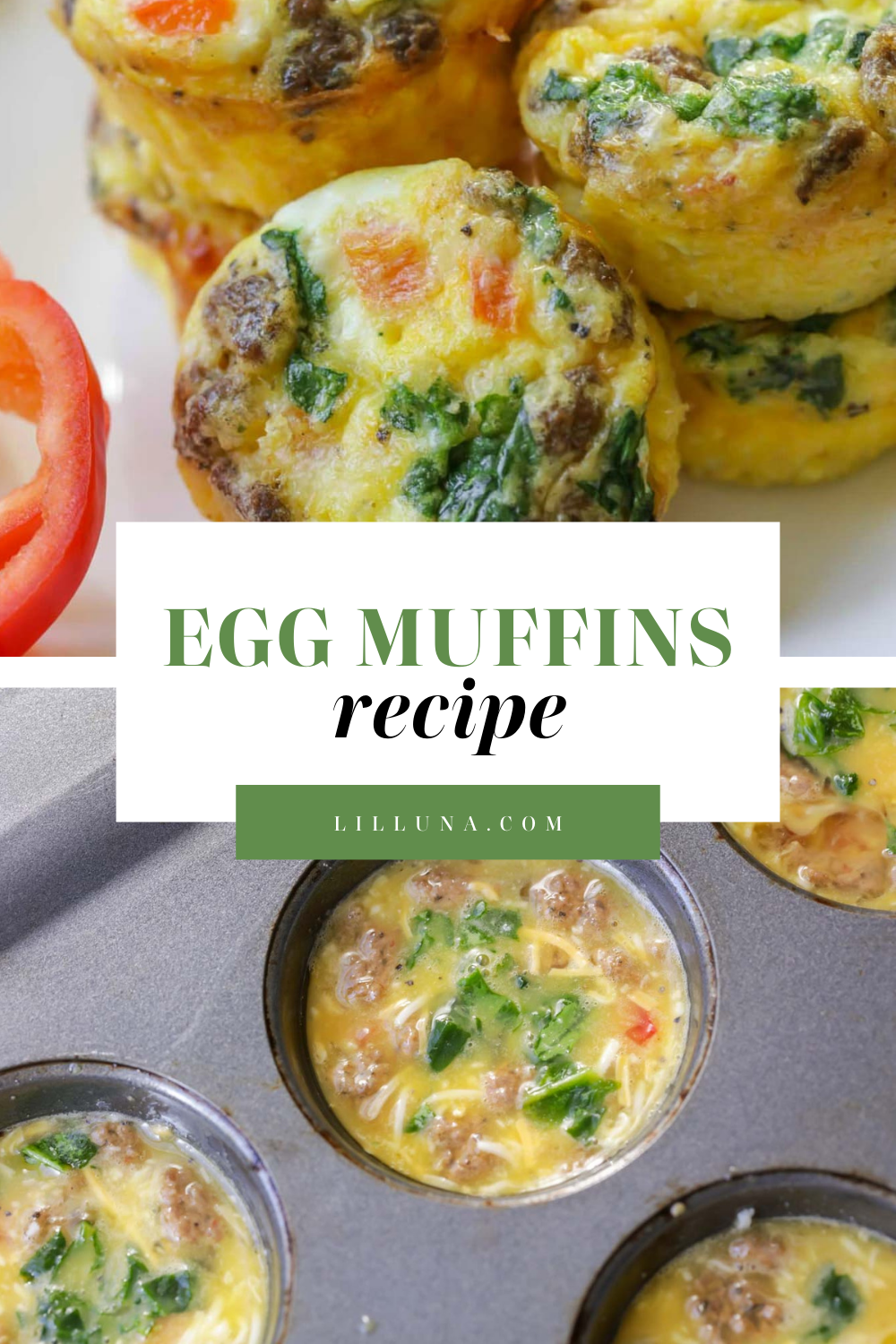 Egg Muffins Recipe | Lil' Luna