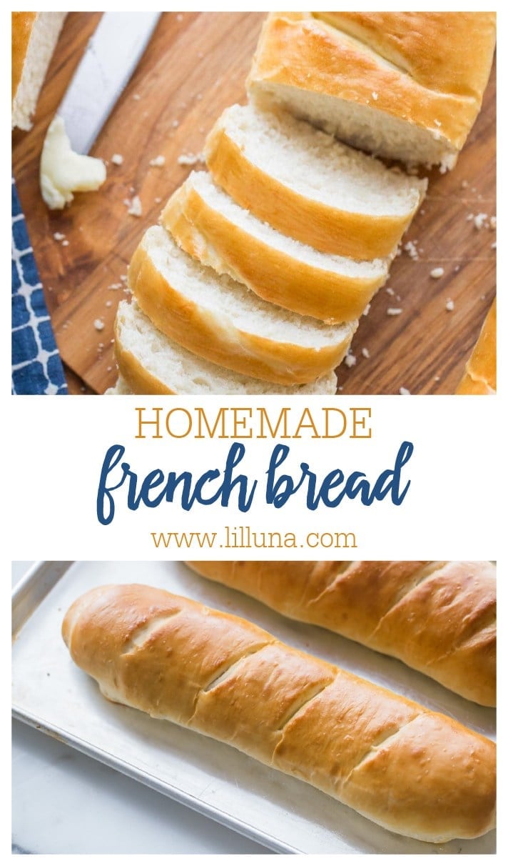 EASY Homemade French Bread {+VIDEO} - Lil' Luna