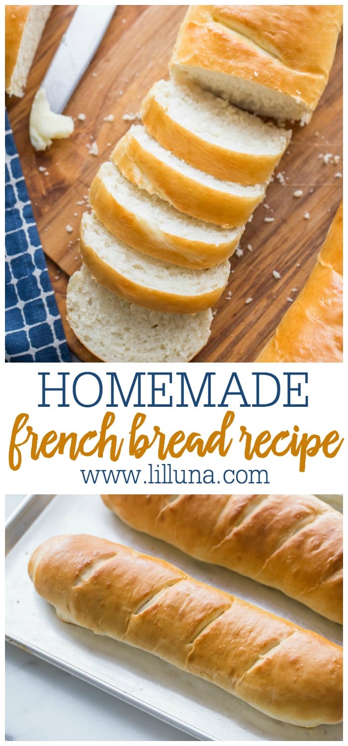 EASY Homemade French Bread Recipe (+VIDEO) Lil' Luna