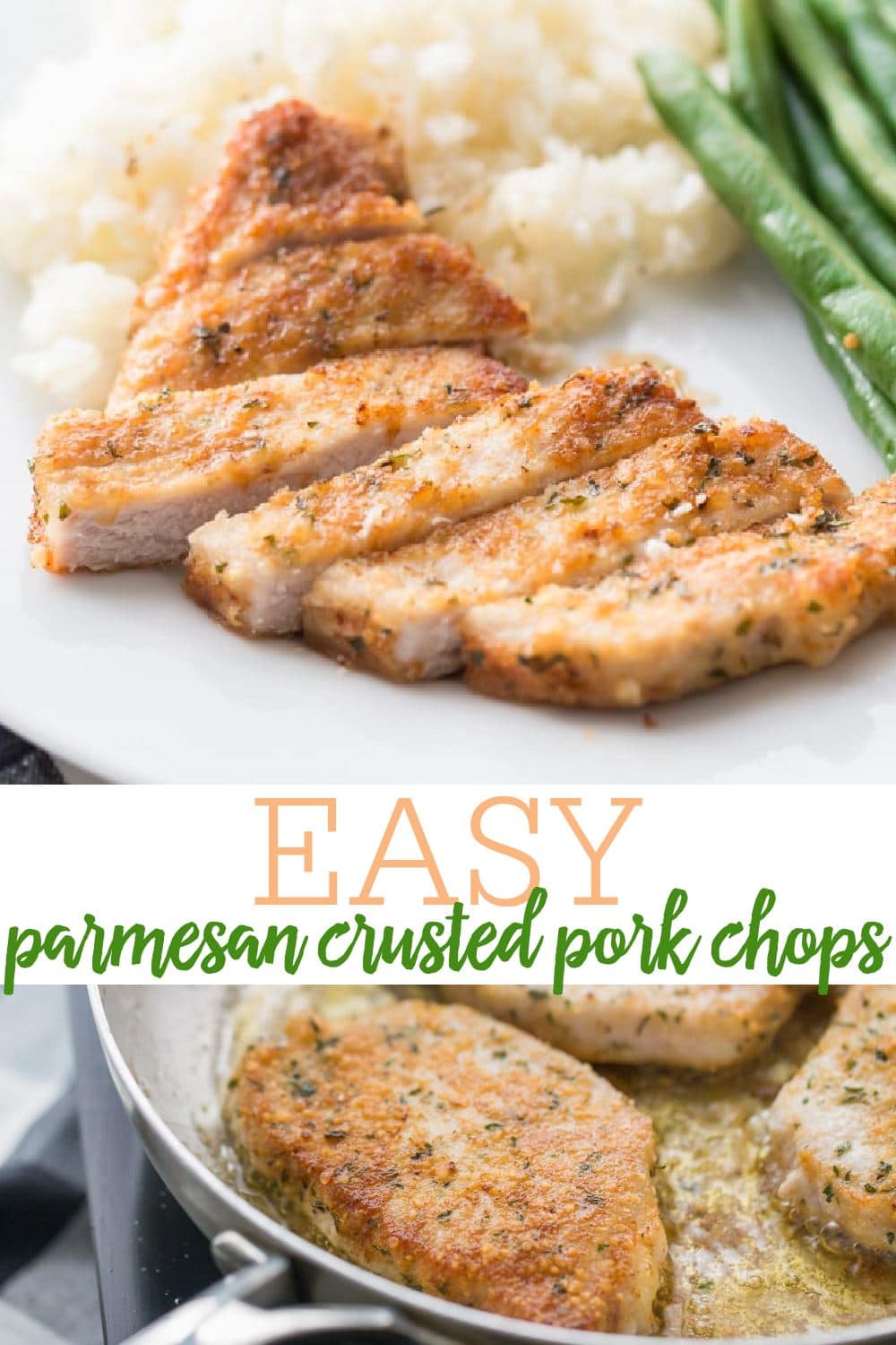 Parmesan Crusted Pork Chops Recipe (+VIDEO) | Lil' Luna