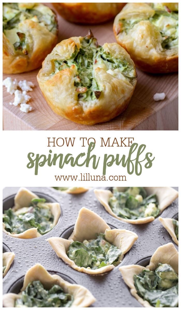 Easy Spinach Puffs {+VIDEO} | Lil Luna