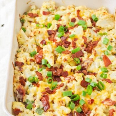 Loaded Cauliflower Casserole Recipe | Lil' Luna