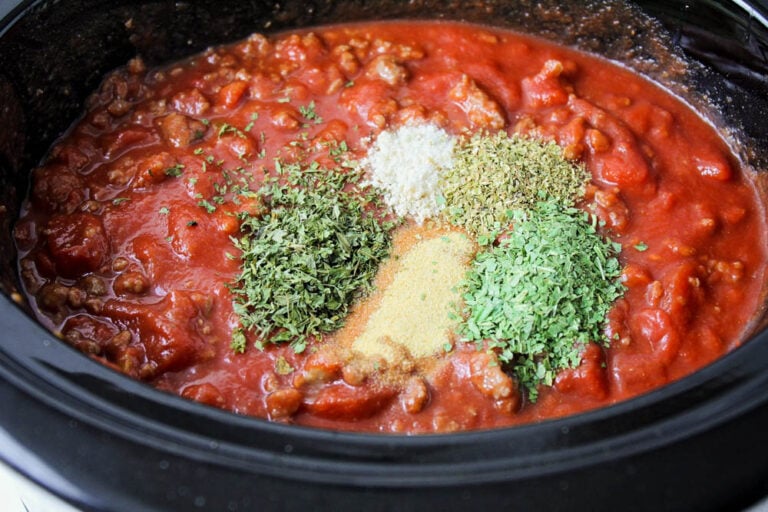 Crockpot Spaghetti Recipe | Lil' Luna
