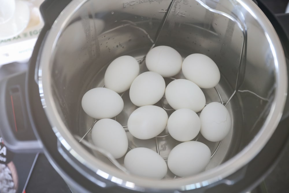 Instant pot boiled eggs