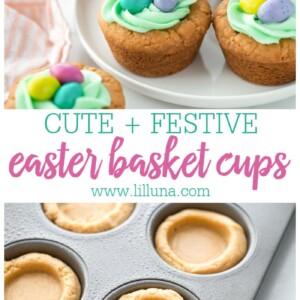 Easy Easter Basket Cookie Cups