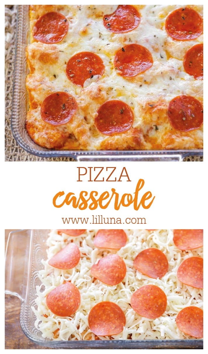 Pizza Casserole Recipe | Lil' Luna
