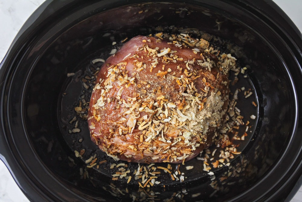 How to cook a pork roast in a crock pot