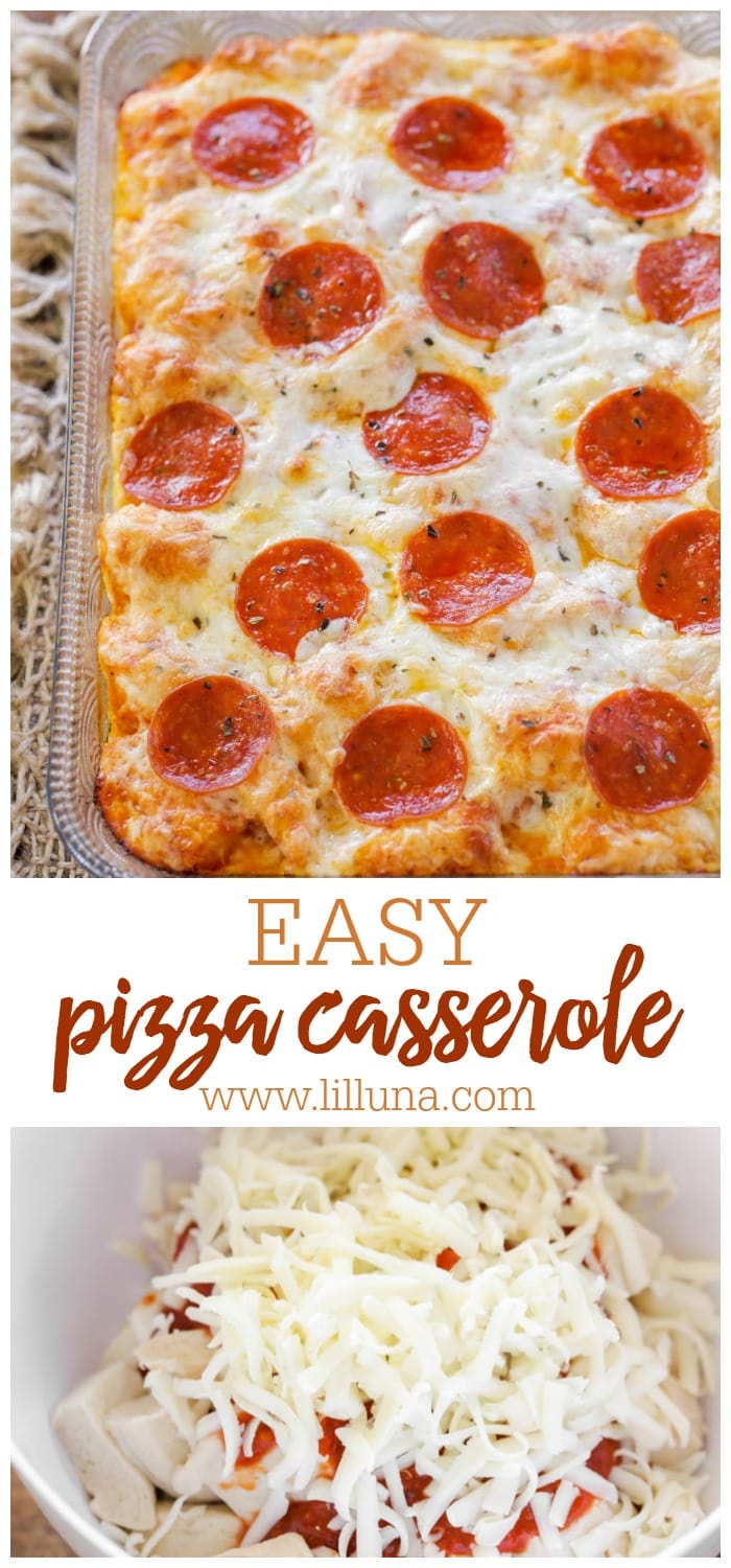 Pizza Casserole Recipe | Lil' Luna