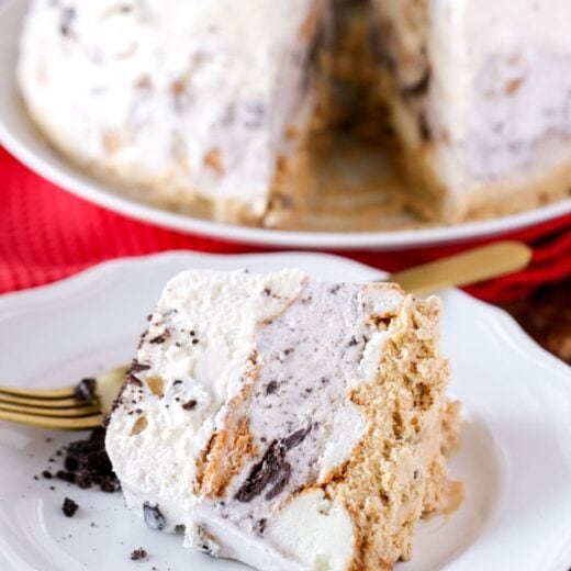 Grandma's Angel Food Ice Cream Cake Recipe {+video} 